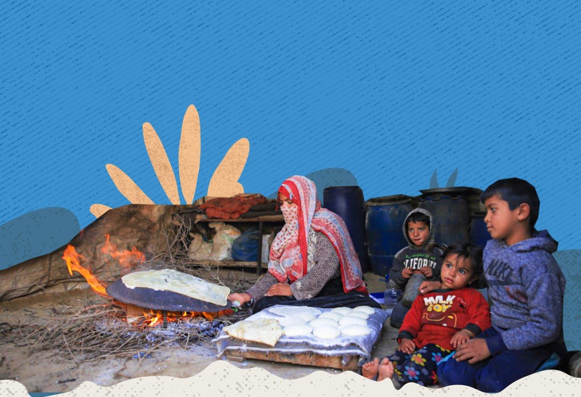 بالصور: الشتاء والعوز يجتمعان على سكان الأحياء الفقيرة بغزة