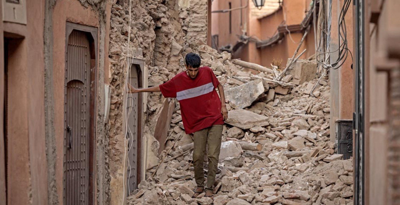زلزال المغرب لحظة بلحظة،، ارتفاع ضحايا زلزال المغرب ل2000 قتيل