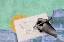 غزة: أطفال يرسمون الأضاحي بدلاً من لمسها