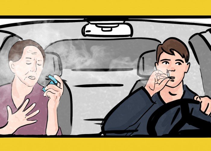 تدخين السائقين يُهدد صحة الركاب في غزة