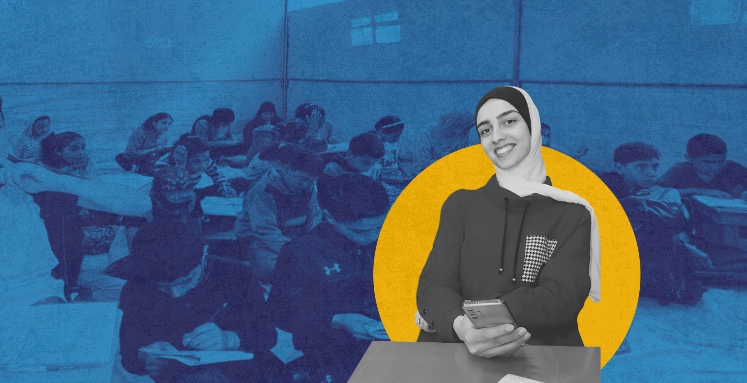 عن فاطمة والملاذ التعليمي لأطفال غزة  