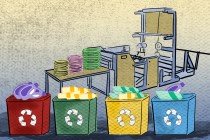 أوانٍ بلاستيكية غير "مجازة" تلامس غذاء الغزيين