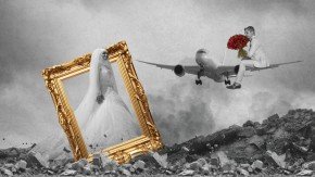 حياة زوجية معلقة بسبب الحرب