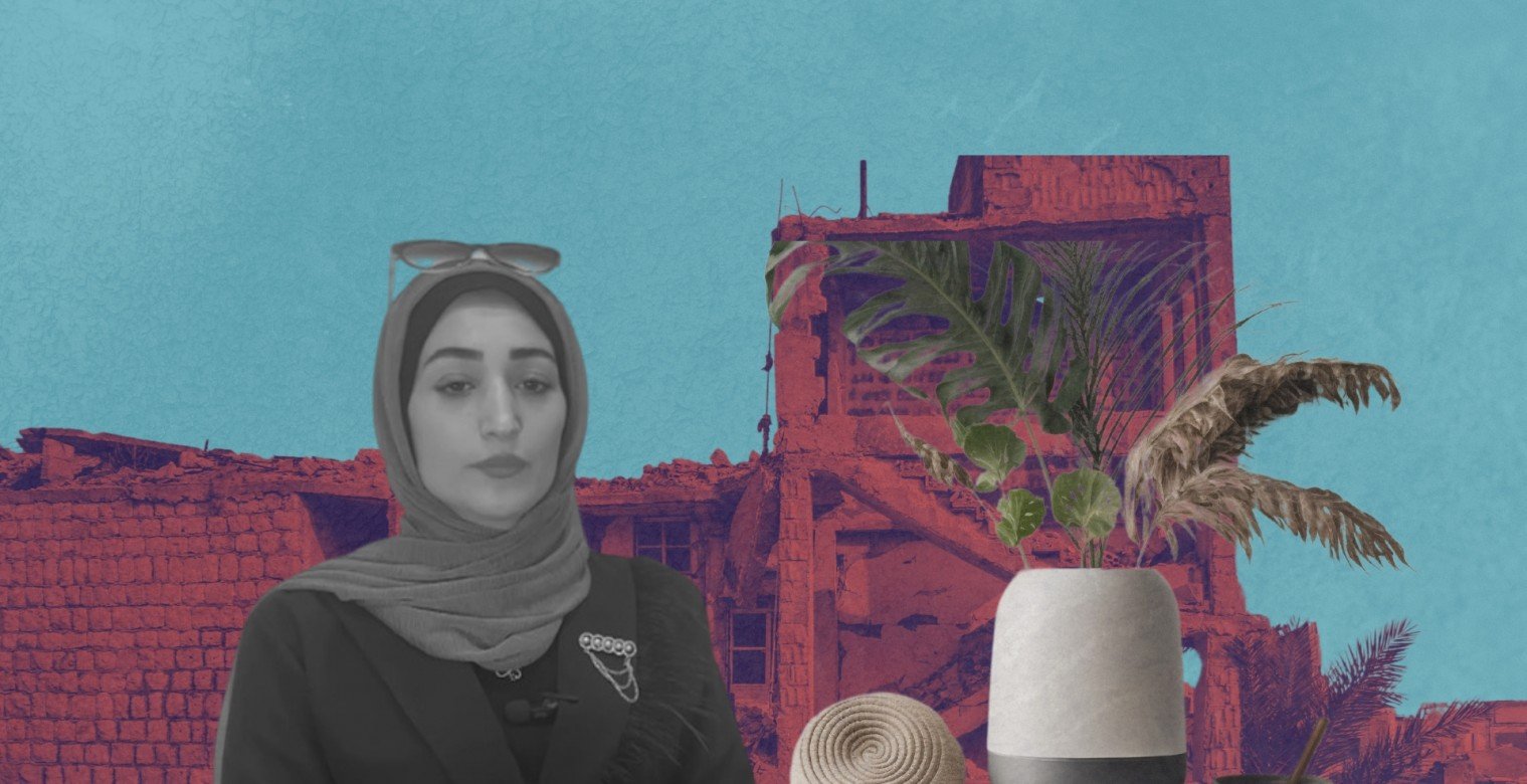 مهندسة ديكور تبث الروح في حطام الشقق والمقاهي